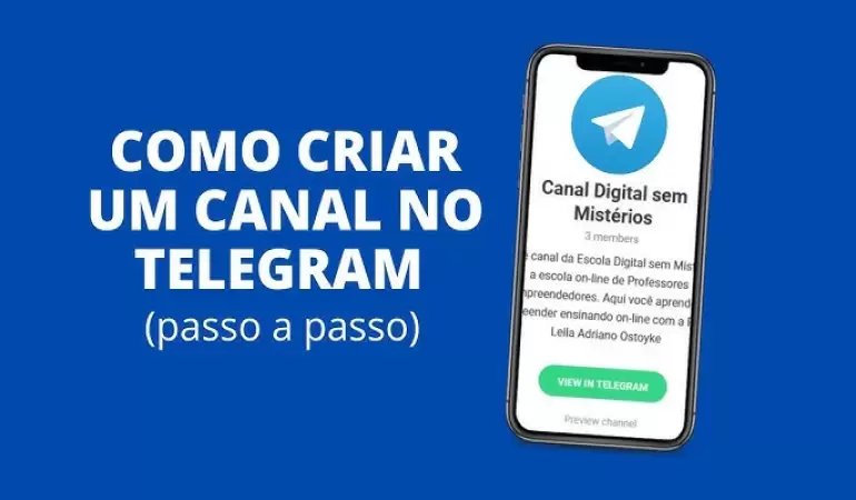 Como Criar um Canal no Telegram Passo a Passo